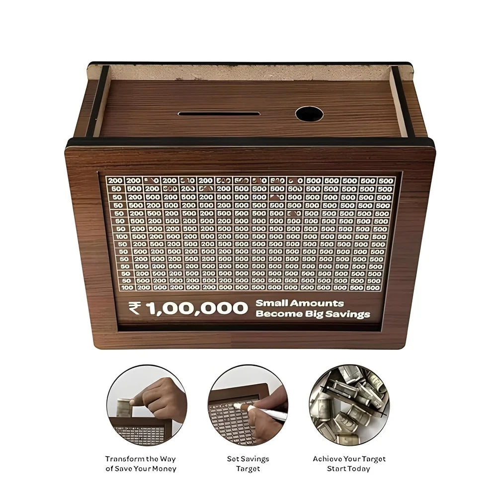 ₹1 Lakh / ₹2 Lakh Money Saving Box-with Lock